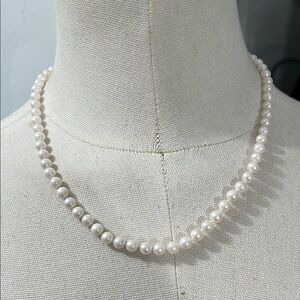 14k gold pearl necklace